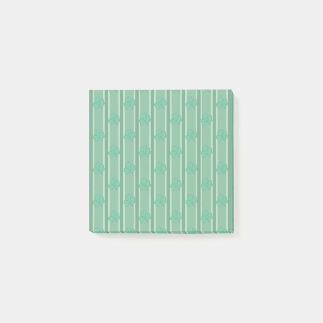 Fun and Fancy Shamrock Post-it Notes (Front)