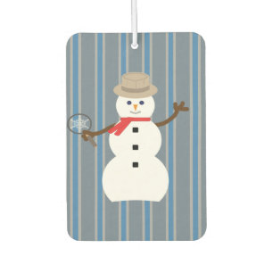 Fun and Fancy Snowman Detective Air Freshener