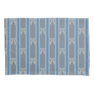 Fun and Fancy Striped Bow Pillowcase