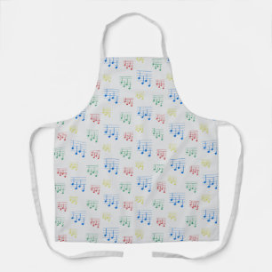 Fun and Fancy Ukulele Tuning Song Music Note Apron