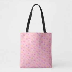 Fun and Fancy Ukulele Tuning Song Music Note Tote Bag