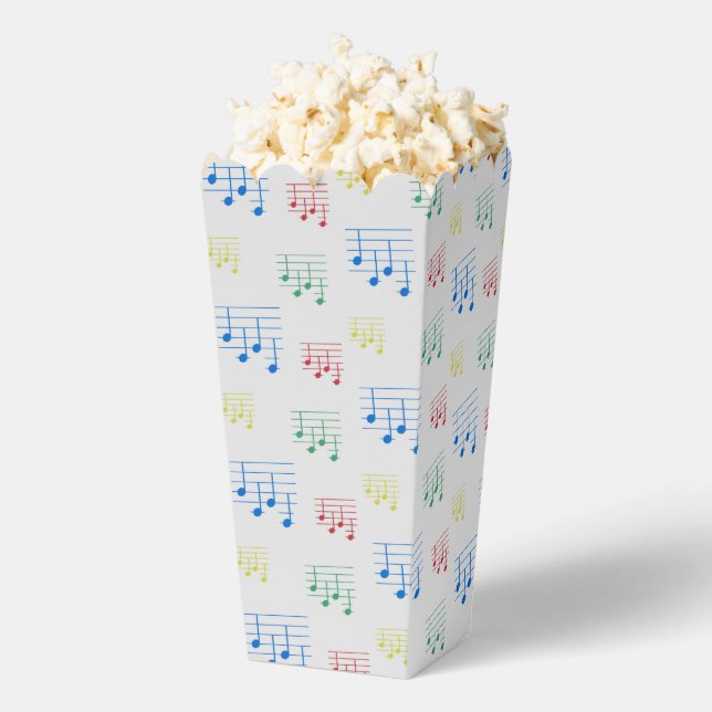 Fun and Fancy Ukulele Tuning Song Music Popcorn Favor Box (Popped)