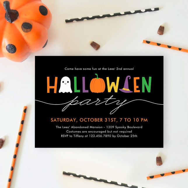 Fun and Festive Halloween Party Invitation (Creator Uploaded)
