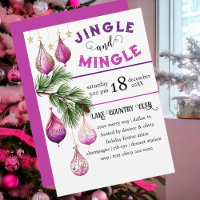 Fun and Festive Jingle and Mingle Pink Party