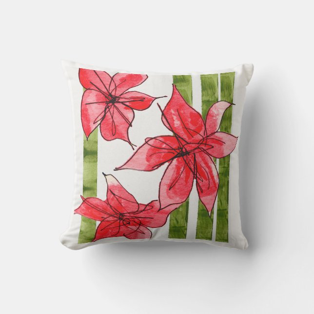 FUN AND FESTIVE THROW PILLOW (Front)