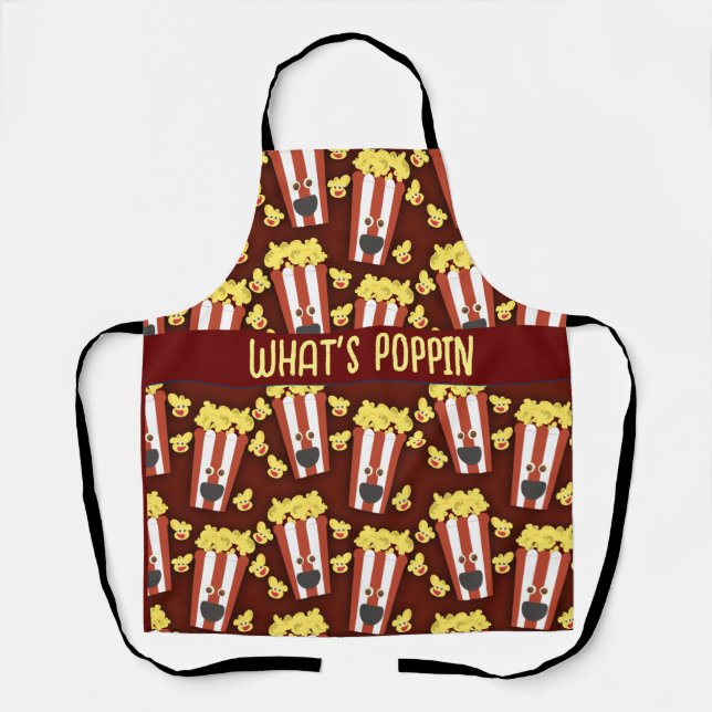 Fun and Fresh Movie Popcorn Apron (Front)