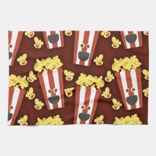 Fun and Fresh Movie Popcorn Kitchen Towel