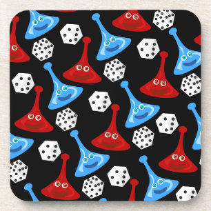 Fun and Games Pattern Coaster