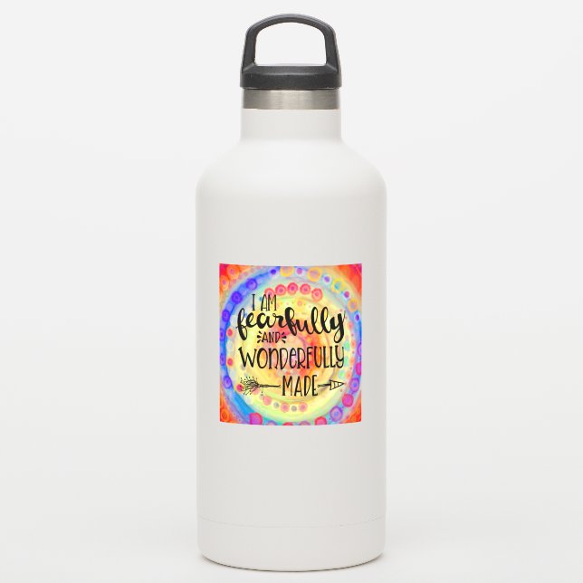 Fun and Happy Fearfully and Wonderfully Made (Waterbottle)
