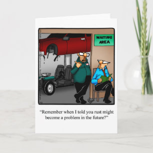 Fun And Laughs Humour Greeting Card