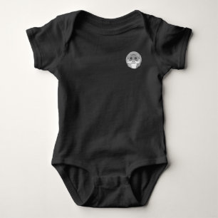Fun and lighthearted hamster baby bodysuit