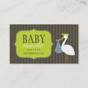Fun and Modern Baby Boutique Business Cards