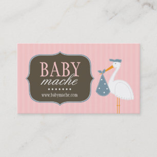 Fun and Modern Baby Boutique Business Cards