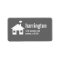 Fun and Modern Charcoal Grey Address Label