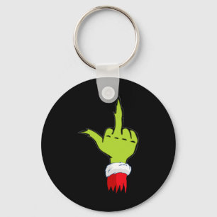 Fun And Naughty Christmas Top Adult Humour Anti Ch Keychain
