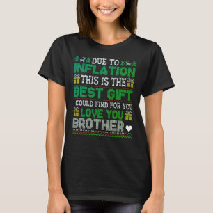 Fun and quirky Christmas t-shirt for siblings