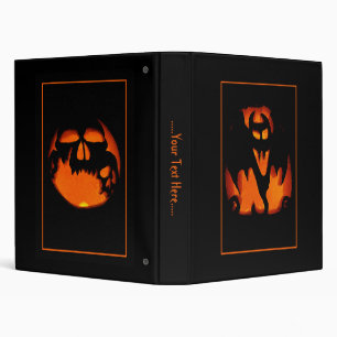 Fun and Scary Happy Halloween Pumpkins Binder