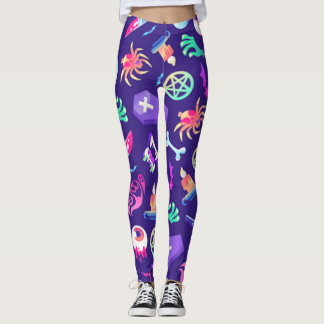 Fun And Spooky Halloween Pattern Leggings