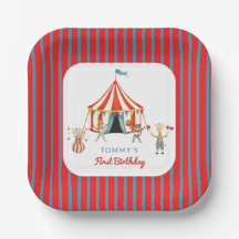 Fun Animal Circus Tent First Birthday
