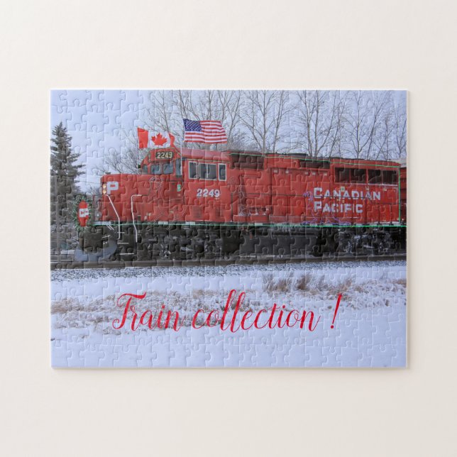 Fun Art Train Picture Family Jigsaw Puzzle (Horizontal)