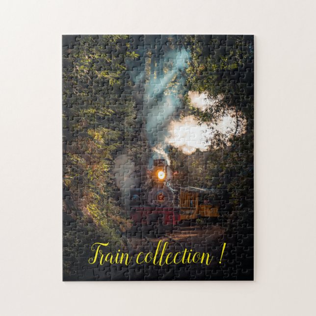 Fun Art Train Picture Family Jigsaw Puzzle (Vertical)