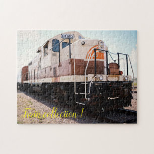 Fun Art Train Picture Family Jigsaw Puzzle