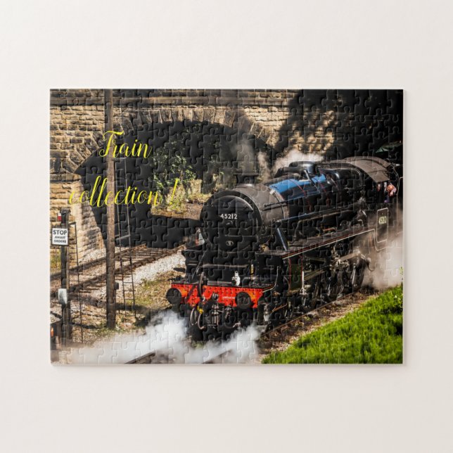 Fun Art Train Picture Family Jigsaw Puzzle (Horizontal)