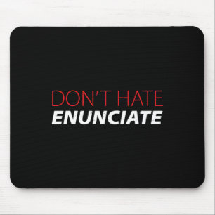 Fun Asl Sign Language Lip Reading Deaf Awareness Mouse Pad