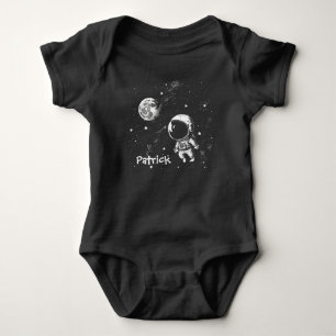 Fun Astronaut In Space Baby Bodysuit