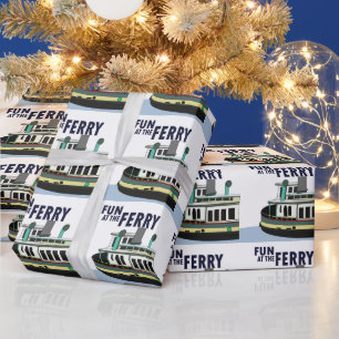 Fun At The Ferry Boat Travel Wrapping Paper