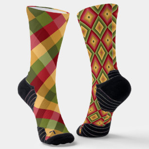 Fun Athletic Socks, Funky Colorful Mismatched Odd Socks