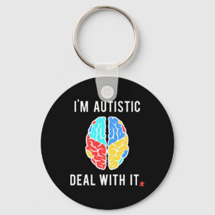 Fun Autism Awareness Gift For Autistic People With Keychain