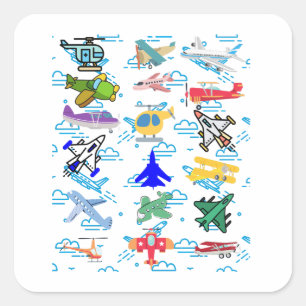 Fun Aviation  Square Sticker