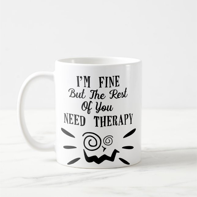 Fun Awesome Trendy Typography Coworker Coffee Mug (Left)