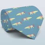 Fun Axolotl Tie<br><div class="desc">A fun axolotl salamander design. Change the background colour in the design tool to customize. Original art by Nic Squirrell.</div>