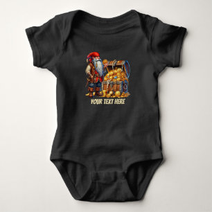Fun baby boy pirate customizable bodysuit