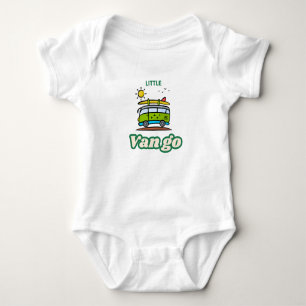 Fun baby one piece says little van go bodysuit