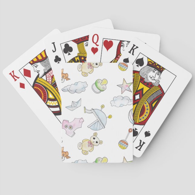 Fun Baby Things  Playing Cards (Back)