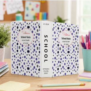 Fun Back to School Supplies for Kids or Teachers Binder