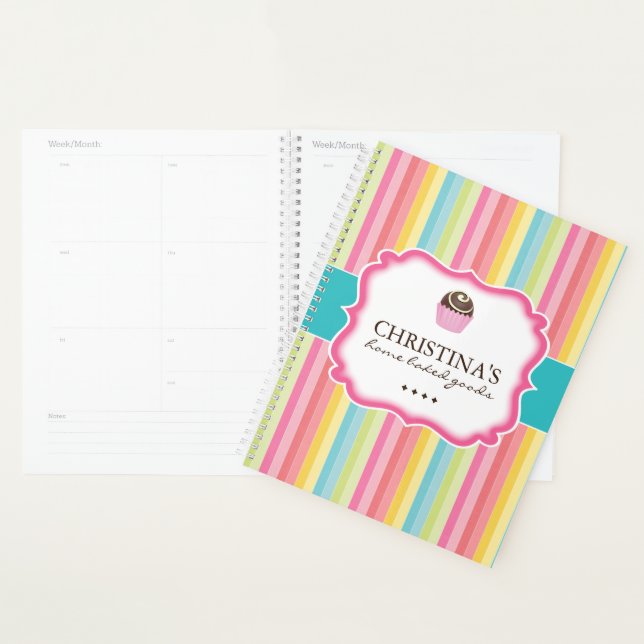 Fun Bakery Note Book Planner (Display)