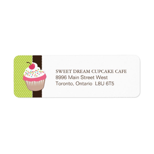 Fun Bakery Return Address Label (Front)