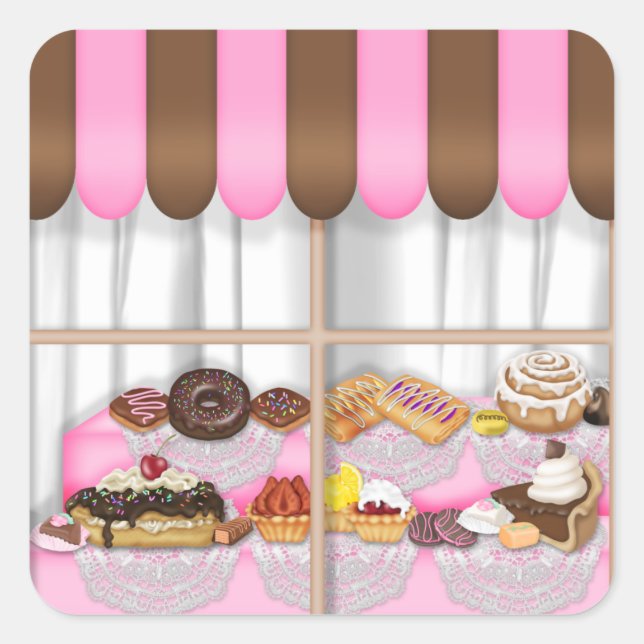 Fun Bakery Sweet Treats sticker (Front)