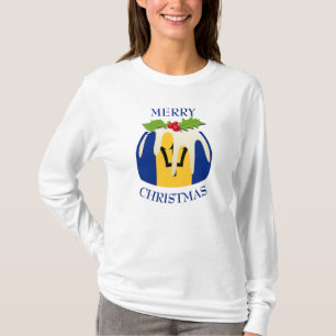 Fun BARBADOS Christmas Pudding T-Shirt
