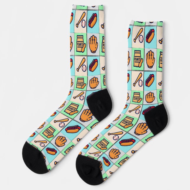 Fun Baseball  Socks (Left)