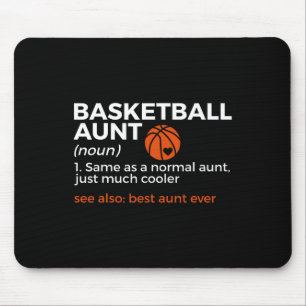 Fun Basketball Aunt Definition Best Aunt Ever  Mouse Pad