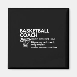 Fun Basketball Coach Definition Coaching Gift Magnet