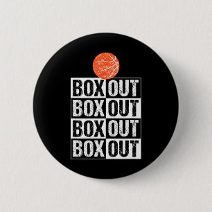 Fun Basketball Coach  Gift Box Out Saying 2 Inch Round Button