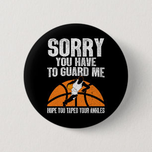 Fun Basketball For Men Women Sports Game Basketbal 2 Inch Round Button