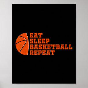 Fun Basketball For Men Women Team Sport Basketball Poster