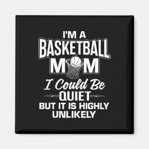 Fun Basketball Mom Merch - Unique Cute Moms Design Magnet